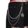 Punk Metal Waist Chain Hip Hop Jeans Chain New Pants Chain  For Men Women