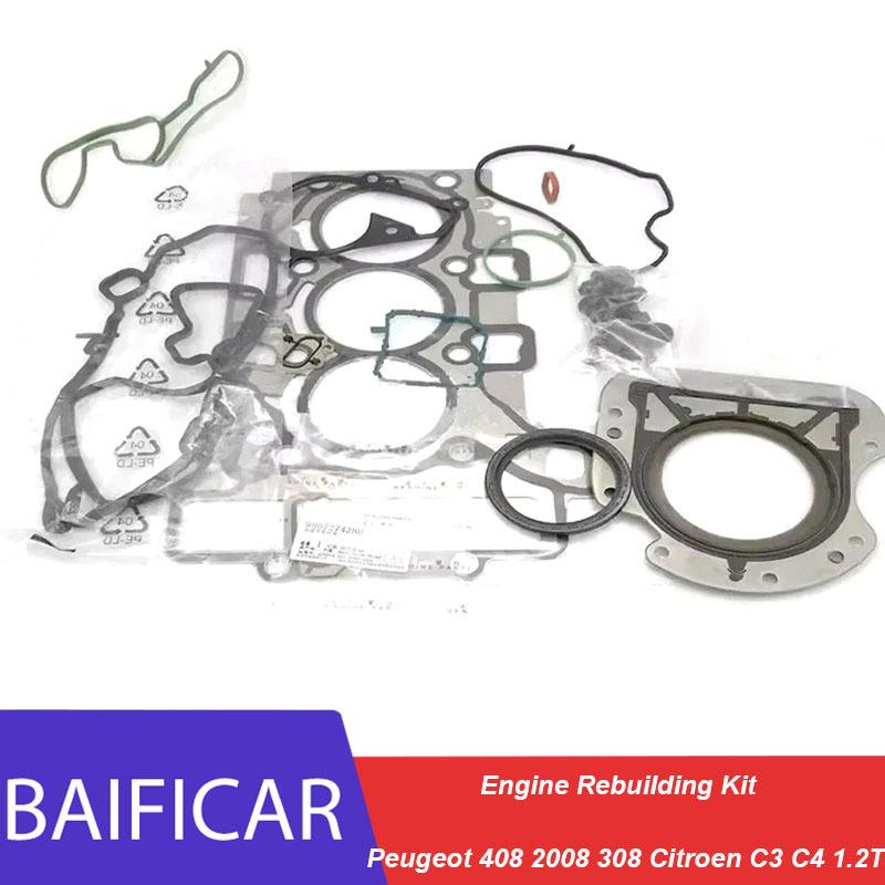 Baificar Brand New Engine Rebuilding Kit Overhual Gasket Sets 9807274280 For Peugeot 408 2008 308 Citroen C3 C4 1.2T