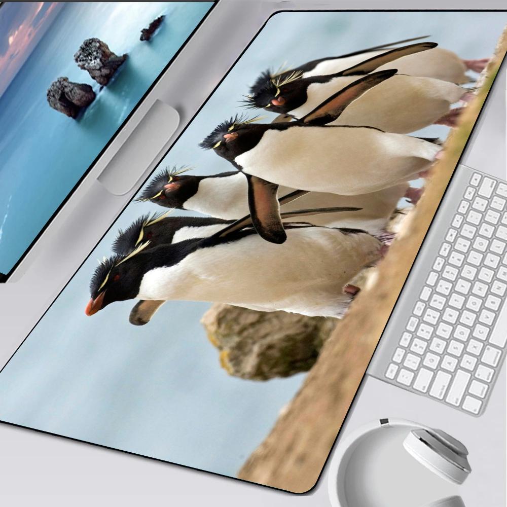 penguin antarctica cute madagascar Mouse Pad Rubber Mat Laptop Xxl Mousepad Notebook Gamer Computer Table Gaming Accessories