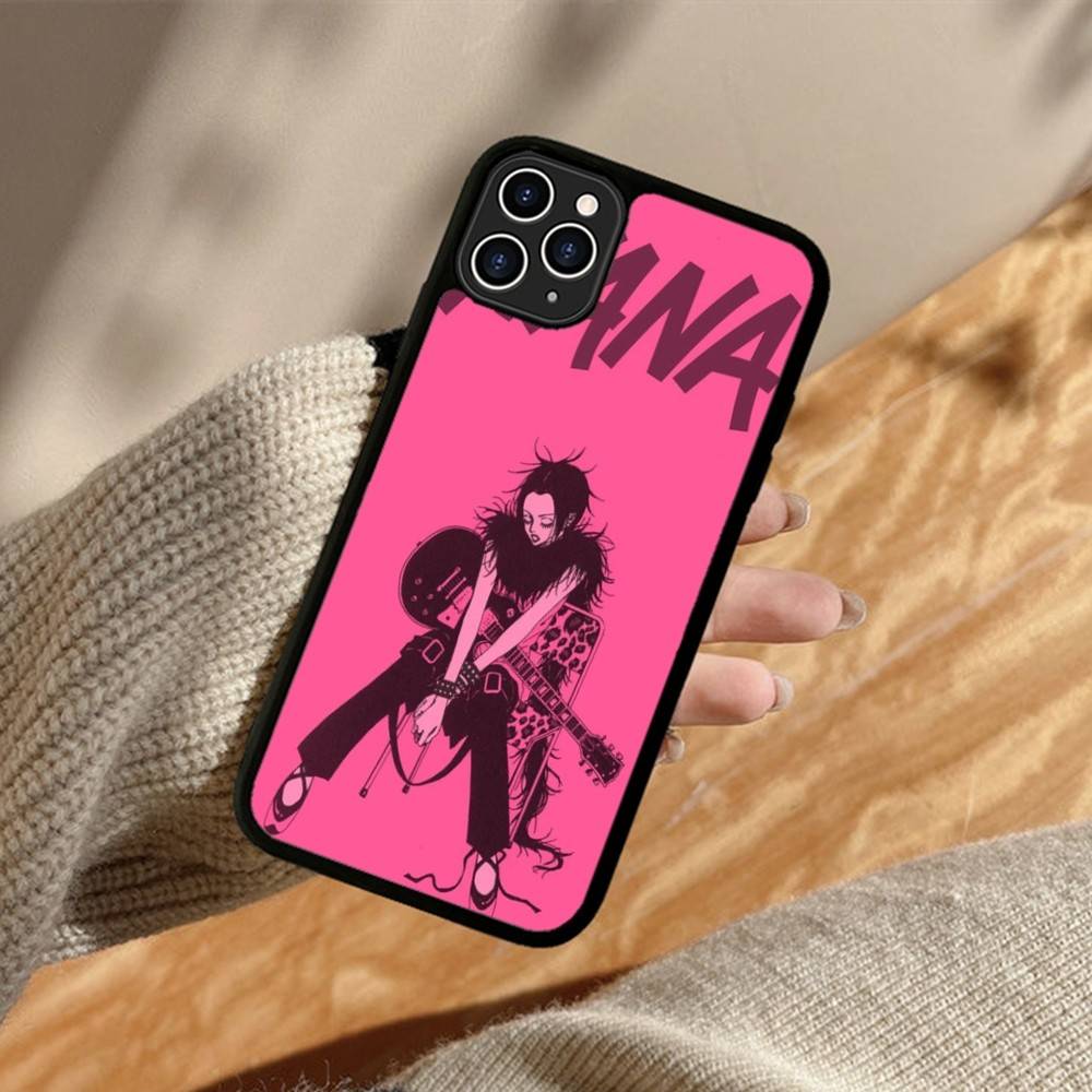 Крутой чехол для телефона с Наной Осаки из аниме Для iphone 11 12 13 14 15 Pro Max 17 16 Plus Жесткая задняя крышка из ПК+ТПУ