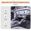 ABS Carbon Fiber Center Button USB Panel Cover Trim For Nissan Frontier +