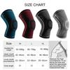 1Pcs Silicone Full Knee Brace Strap Patella Medial Support Strong Meniscus Compression Protection Sport Pads Running Basketball
