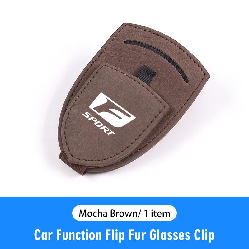 Multifunctional Pu Leather Car Sun Visor Glasses Holder Clip For Lexus F SPORT LBX NX RX 350h 450h ES UX 300e GS GX IS LS LX CT