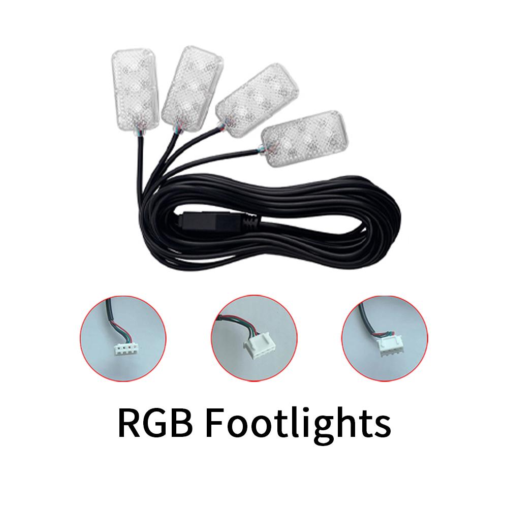 RGB "LED Lamp"App Ambient Lights Accessories 4 wire LED Light Strip Door Light Storage Light Footlight Main/Sub Controller Parts