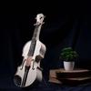 41 Cm White Viola Violin Model Decorative Musical Instrument Replica for Home Decor, Perfect Gift for Music Lovers, Teachers, and Students