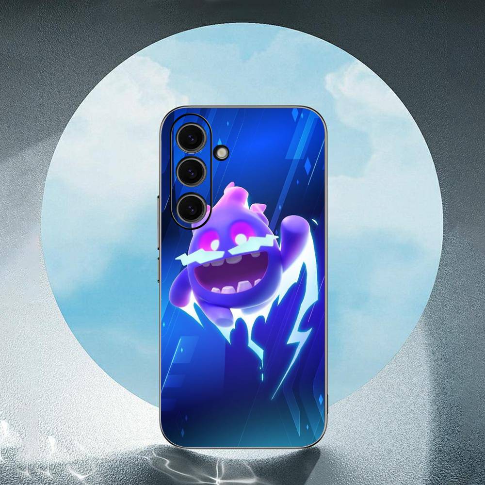 Чехол-бампер C-Clash Royale для Samsung Galaxy S25 S24 S23 Ultra S22 S21 Plus S20 Черный Мягкий Силиконовый Защитный Чехол