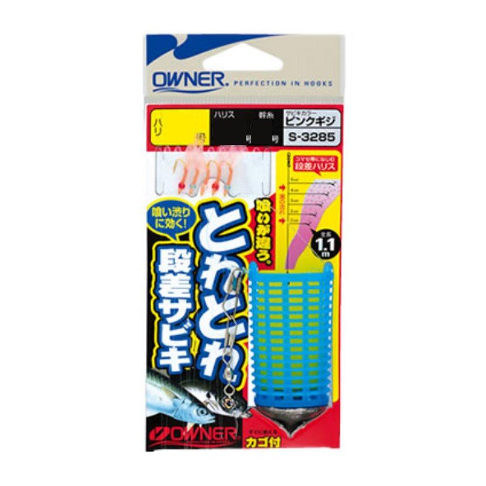 Owner Toretore Sabiki Pink Giji 33285 Step-Up 5-Piece 3-0.4-1 0.4mm