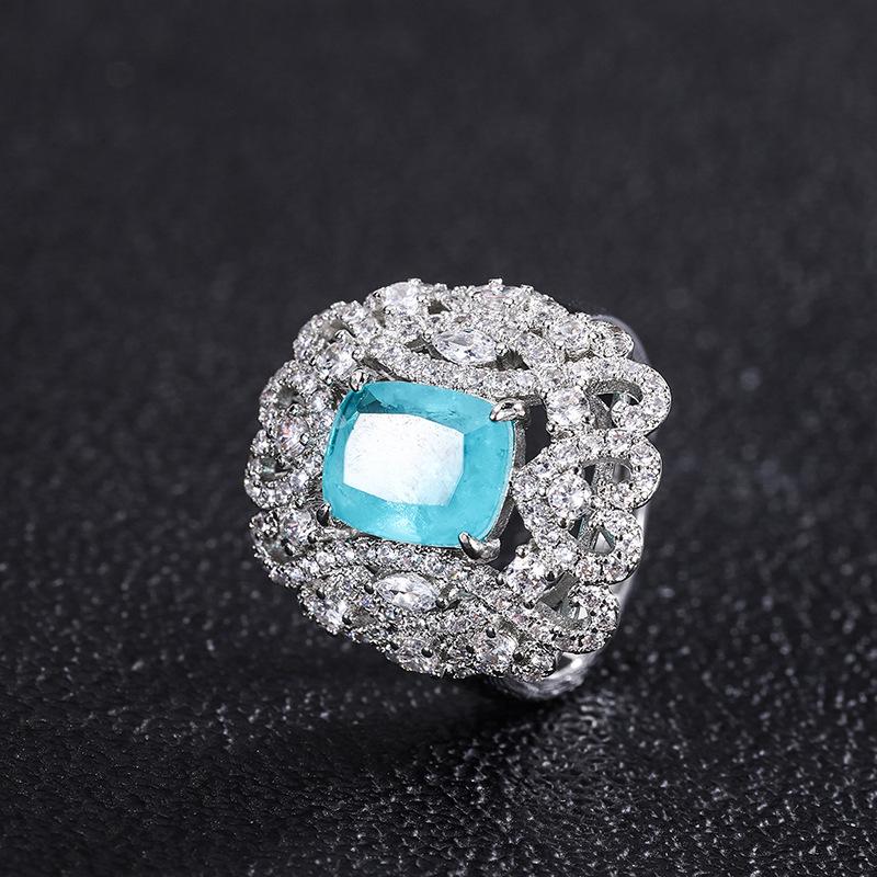 Sace Gems Классические роскошные 10*8 см циркониевое кольцо с подвеской, ожерелье, наборы ювелирных изделий, подарки для свадебной вечеринки