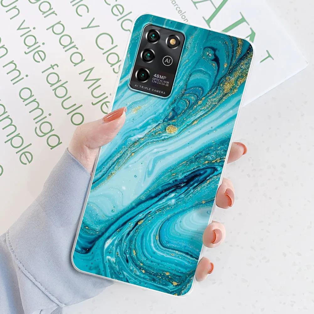 Для ZTE Blade V30 Vita Чехол Для ZTE Blade V2022 Обложка Прозрачный Силикон Мягкий ТПУ Чехол-бампер для Телефона Для ZTE V30 Vita