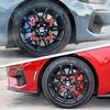 Автомобильная наклейка Ford Новый 2025 Горячая 4 шт. 56 мм 60 мм 65 мм Стиль автомобиля Наклейки на центральные колпачки ступицы колеса Значок Для Ford Fiesta Mondeo Fusion