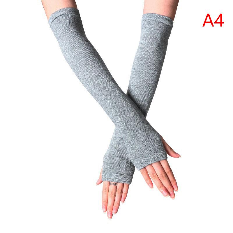 Зимние теплые перчатки с длинными рукавами для мужчин и женщин, без пальцев, в полоску, в стиле хип-хоп, варежки до локтя, эластичные утепленные рукава для улицы