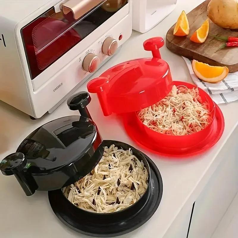Мясорубка для корма животных Миска для собак Измельчитель курицы Многофункциональная мясорезка Безопасный материал Легко чистить Экономия времени Инструмент для кухни питомца