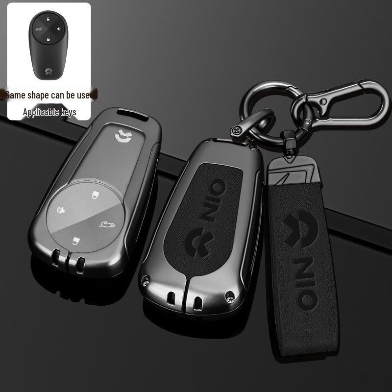 Премиальный чехол для ключа Nio для ET5, ET7, ES7, EC7 - Автомобильный аксессуар высокого класса с мужской застежкой-ракушкой