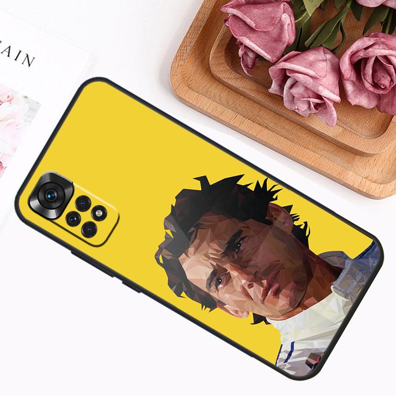 Гонщик Айртон Сенна Чехол Для Xiaomi Redmi 12C 10C 9A 9C 9T Redmi Note 12 Pro 8 9 10 11 Pro 11S 10S 12S Обложка