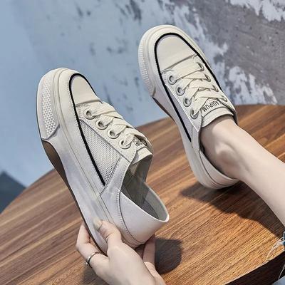 Летняя сетчатая дышащая женская белая обувь на высокой платформе Новинка Стильная мода Y2k Удобная и элегантная H Женская обувь