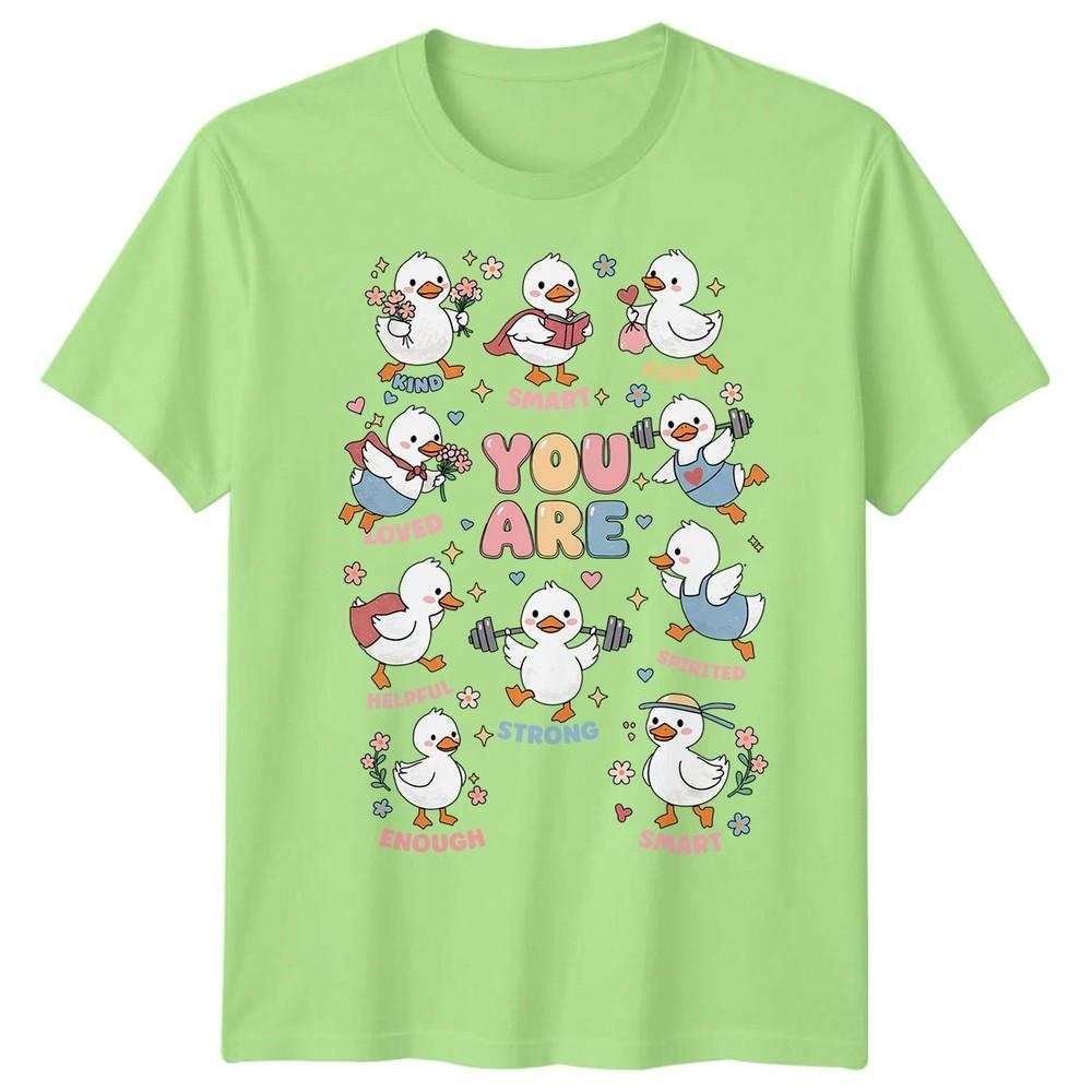 Silly Duck You Are Kind TShirt School Teacher Affirmation Funny Unisex Unisex Top