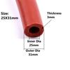 1M Red ID 12/14/15/16/19/20/25/28/30/32/38 mm Auto Car Vacuum Silicone Hose Racing Line Pipe Tube Car-styling
