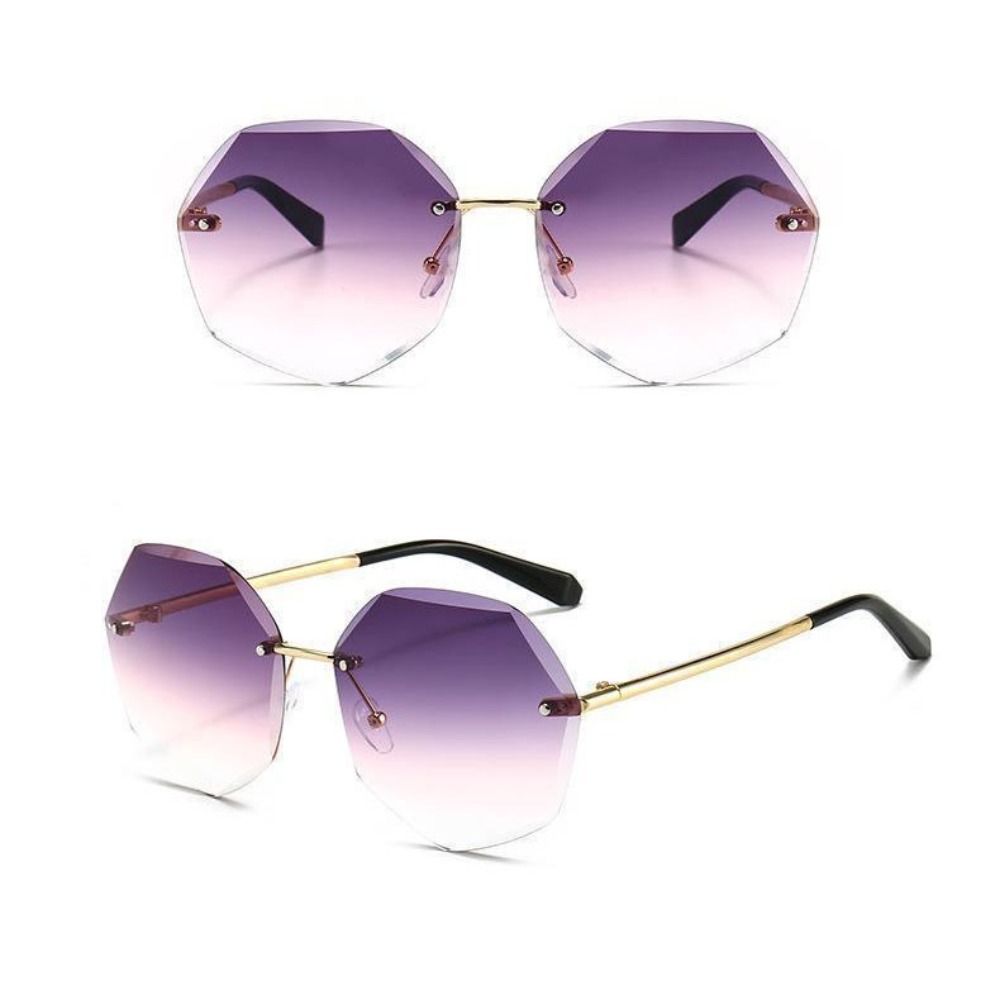 Retro Gradient Sunglasses Punk Driving Glasses Korean UV Protection Shades  for Women Man