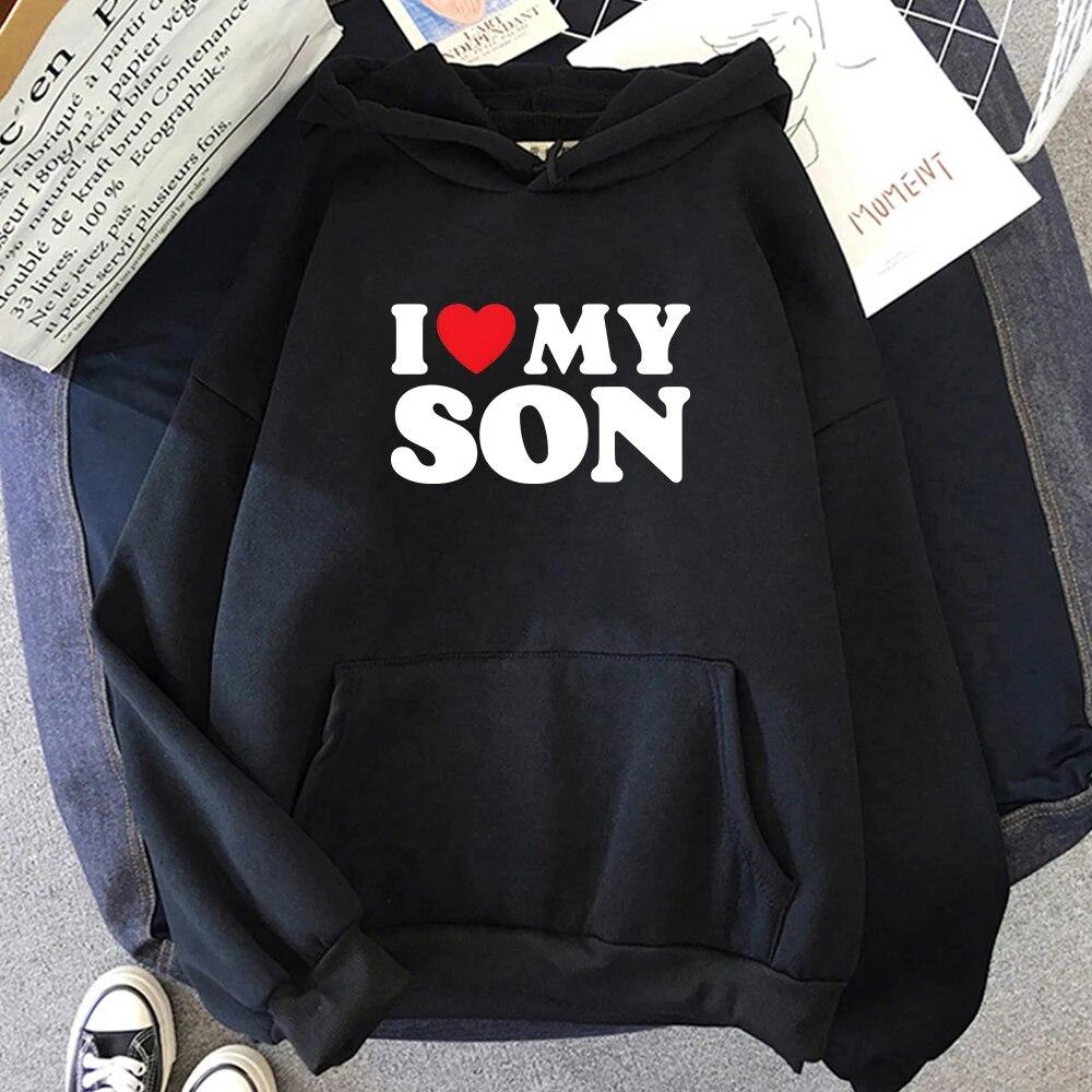 Осенняя хлопковая толстовка с принтом «Я люблю свою подругу» и бойфренда для мужчин и женщин, повседневный пуловер большого размера, популярная толстовка, одежда унисекс