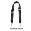 MHS-F-1 Black Wide Replacement Shoulder Strap for Hobo Bag