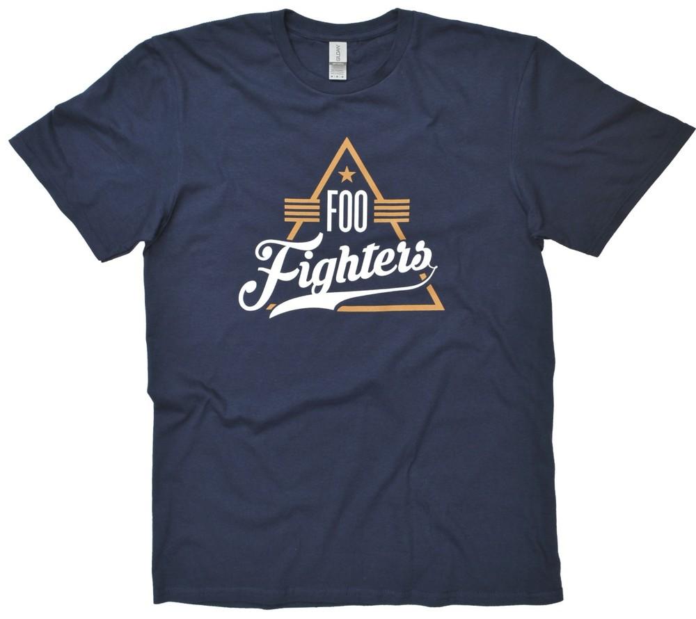 Foo Fighters Triangle Blue T Shirt Official New S M L XL XXL