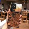 2D чехол для телефона с узором из ржавой старой стальной пластины для Samsung S26 S25 S24 S23 S22 S21 S20 A56 A36 A16 Закаленное стекло Защитная крышка