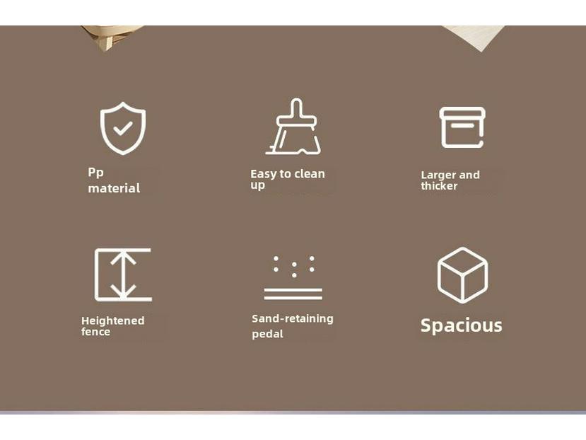 Extra Large Semi-Enclosed Anti-Splash Cat Litter Box