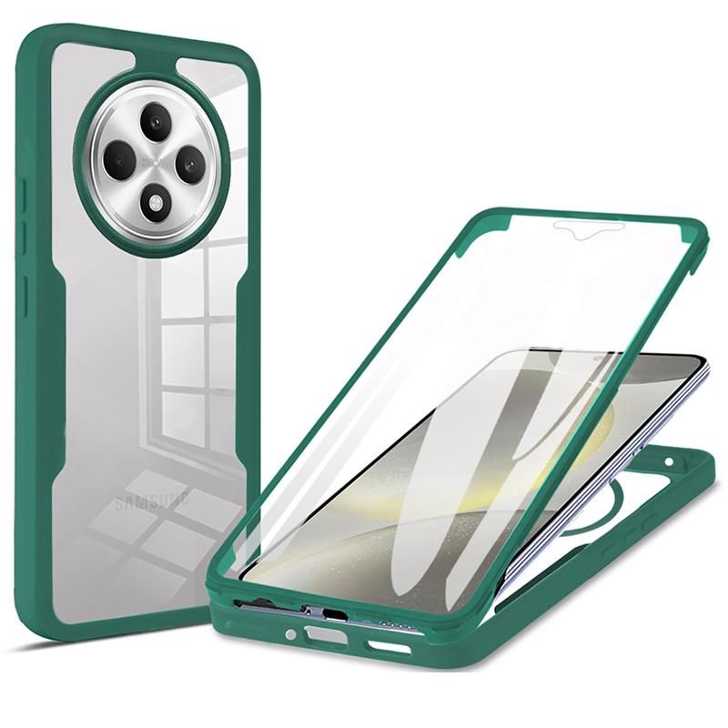 Чехол для телефона OPPO Reno 12F / Reno12 F 360 Полная защита Ударопрочный Противоударный бампер Чехол