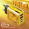Быстрое зарядное устройство 120 Вт, два порта USB PD, европейский стандарт, совместимость с несколькими устройствами