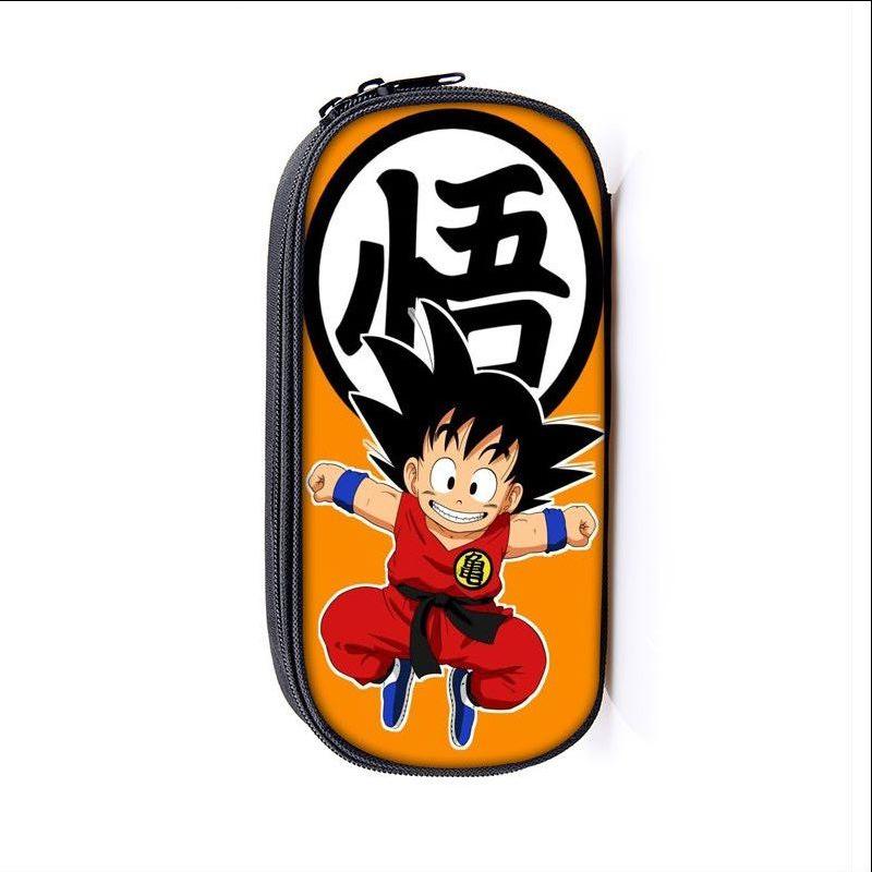 Аниме Dragon Ball Сон Гоку Мультяшный Пенал Большой Вместимости Модные Сумки для Ручек для Мальчиков и Девочек Школьные Принадлежности Канцелярский Пенал