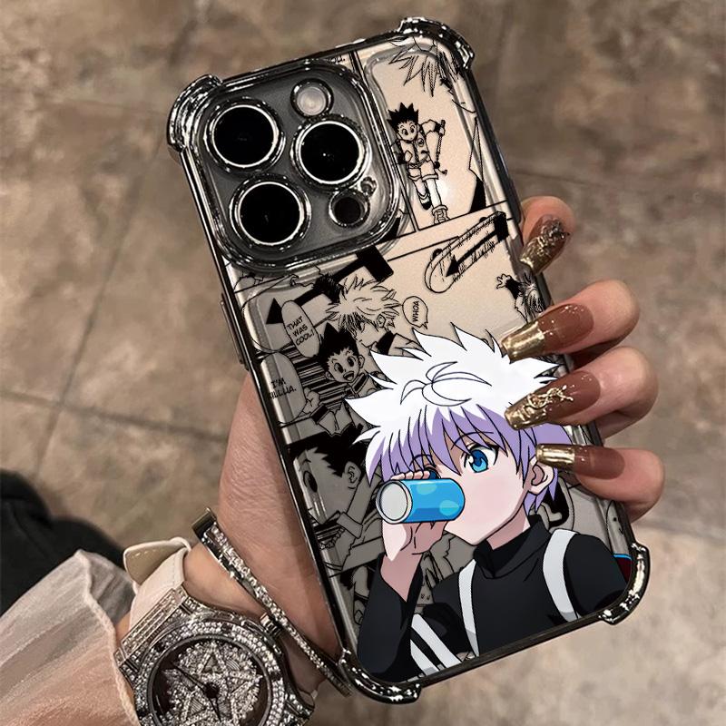 Чехол для телефона Аниме Hunter X Hunter Для iPhone 17 17e 16e 16 15 14 13 12 11 Pro Max X XR XSMax 7 8 Mini Air Plus Противоударный Airbag