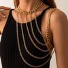 European-American Multi-layer Tassel Shoulder Necklace for Women