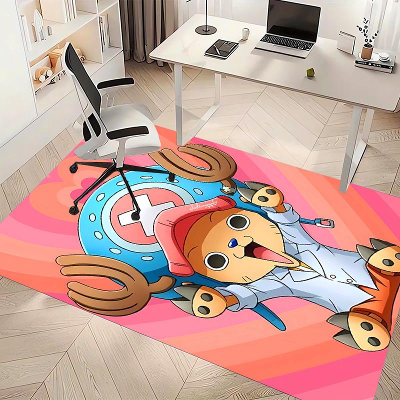 One Piece Tony Tony Chopper Printed Absorbent Washable Carpet, Non-Slip Bathroom Mats, Kitchen Rugs, Yoga Mat,Living Room Entrance, Camping Picnic Rug
