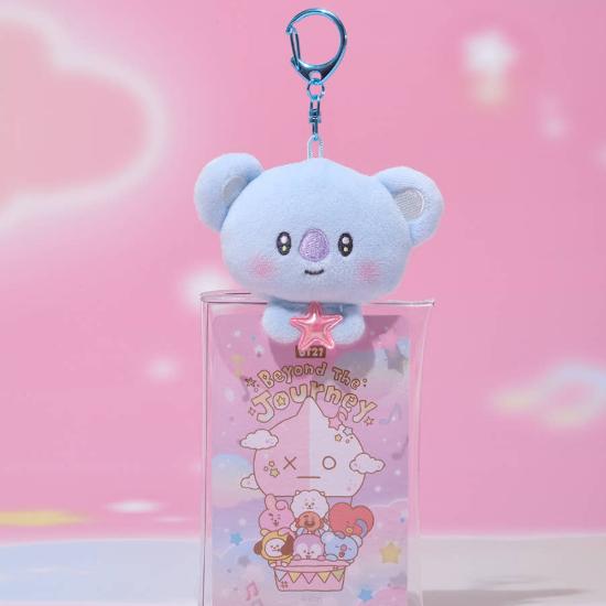 BT21 Прозрачный плюшевый пенал-брелок 'Beyond The Journey Edition'