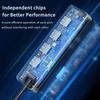 VIENON USB USB USB USB Хаб-расширитель для флешек и мышей 3.0, 4-портовый хаб, разветвитель, для ноутбука, Xbox, накопителей, жестких дисков, консолей, принтеров, камер, клавиатур,