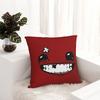 Supermeatboy Logo Super Meat Boy Logo Game Cool Hot New Fresh Red Sexy Smile Pillowcase Cushion Comfort Throw Pillow Cushions