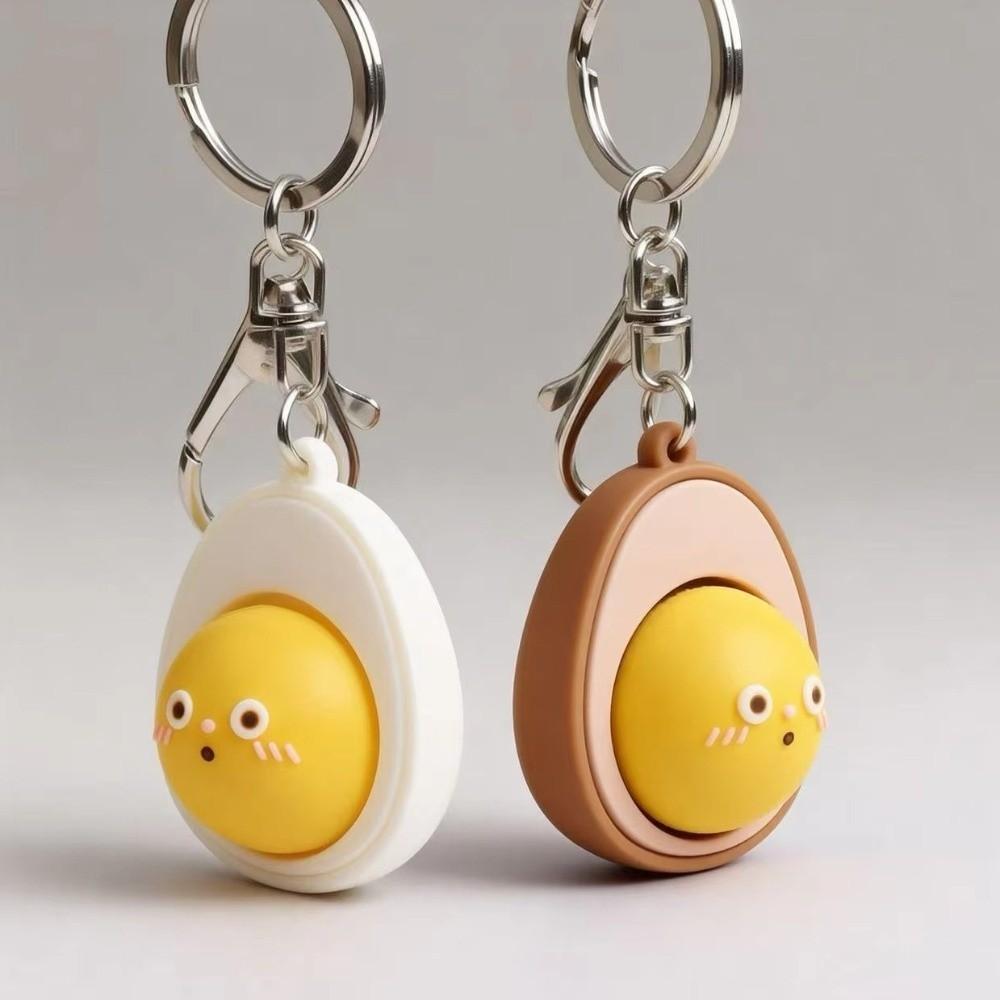 Funny Decompression Keyring with Buttons Cute Fidget Pendant  Kids