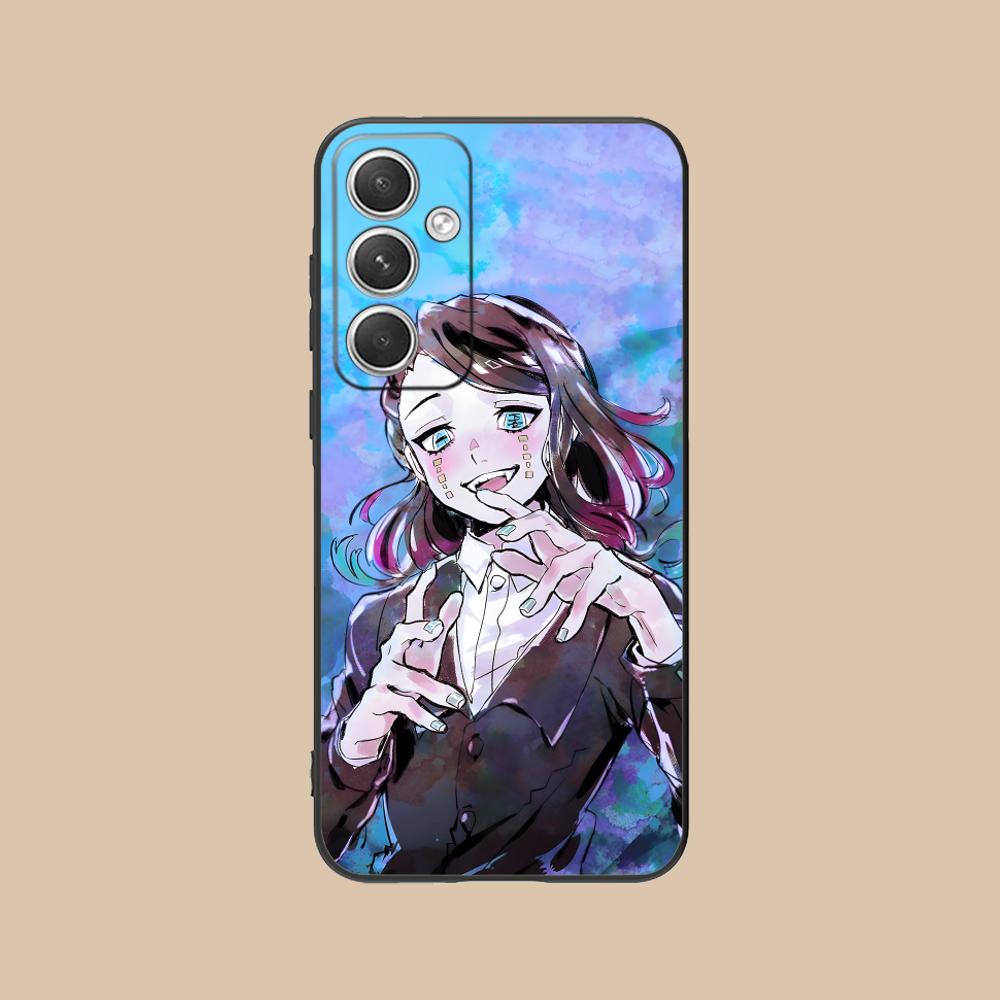 Чехол для телефона Demon Slayer Enmu Tamio для Samsung Galaxy S25 S24 S23 S22 S21 S20 Note20 Plus FE Ultra с цветной печатью Красивый
