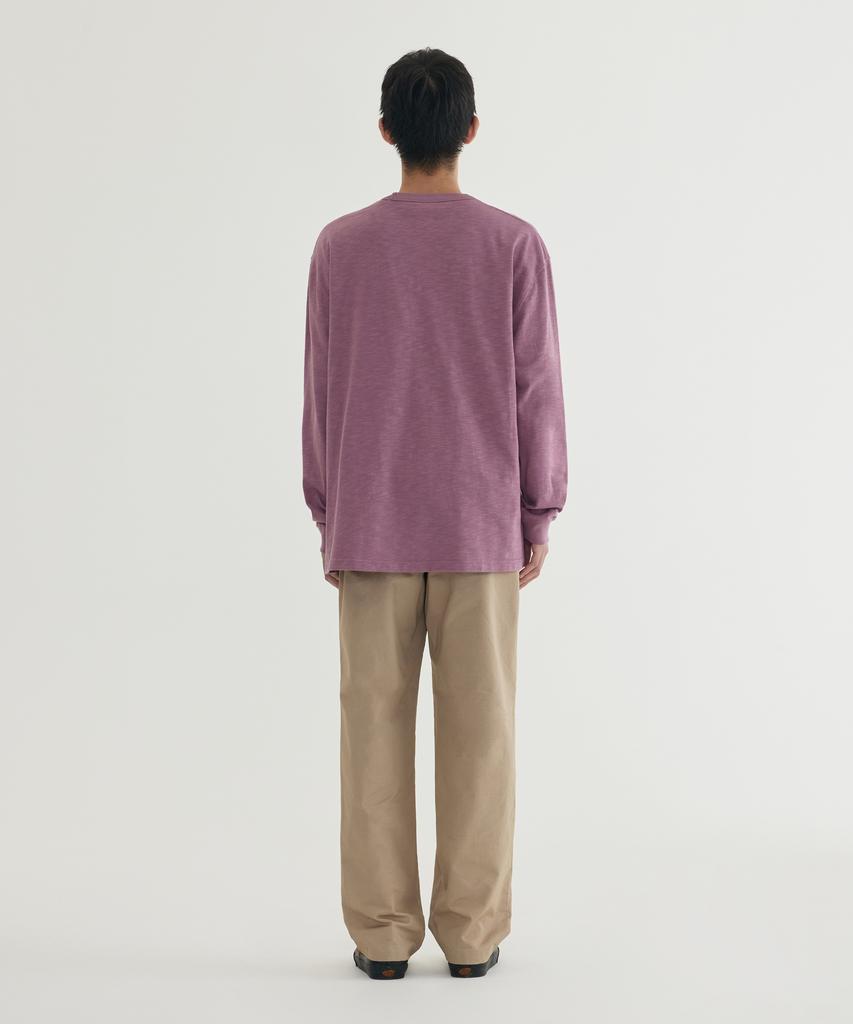 COVERNAT Easy Pants Twill 1-Tuck Pants Beige