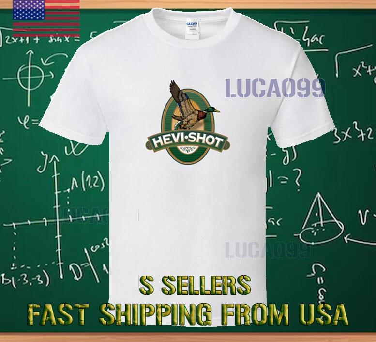 NEW SHIRT HEVI SHOT DUCK HUNTING SHOOTING RACING LOGO T shirt FUNNY SIZE S-5XL