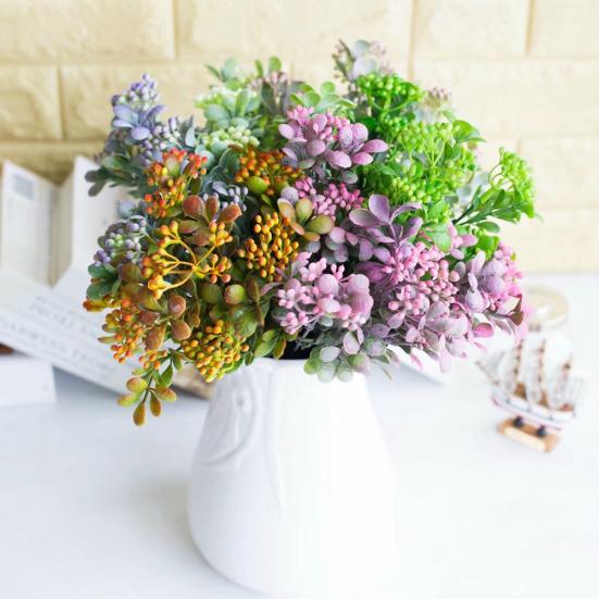 1 букет, маленькие фрукты, искусственное растение, 7 веток, свадебный отель, украшение для дома