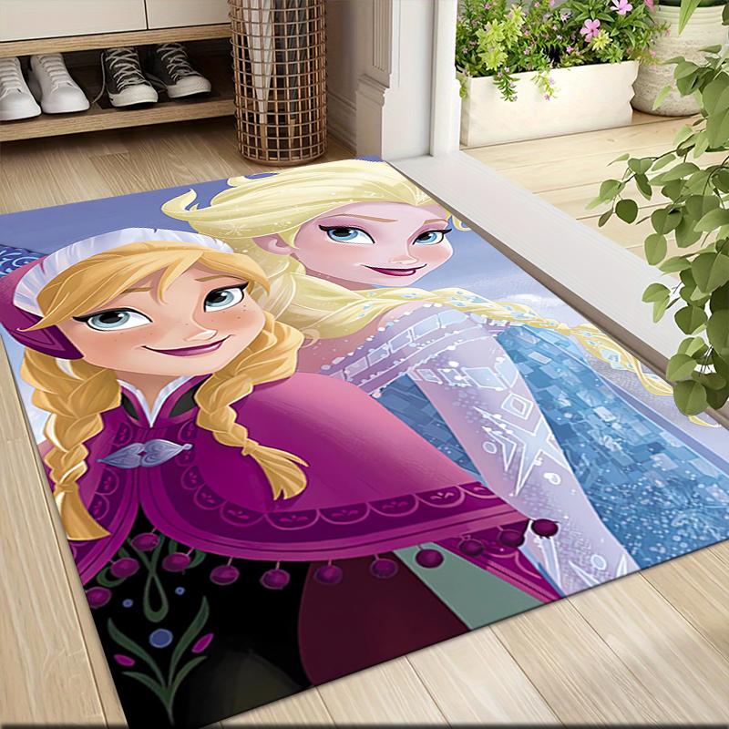 1Pc Winter Wonderland Olaf Carpet Rug Customizable Soft Washable Antislip Home Living Room Sofa Mats Personalized Rug 091761