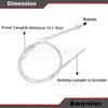 31.5" Throttle Cable with Adjustment, Perfect Replacement Accessory Fit for Taotao SunL Coolster 50cc 70cc 90cc 110cc 125cc Chinese Kids ATV Quad 4