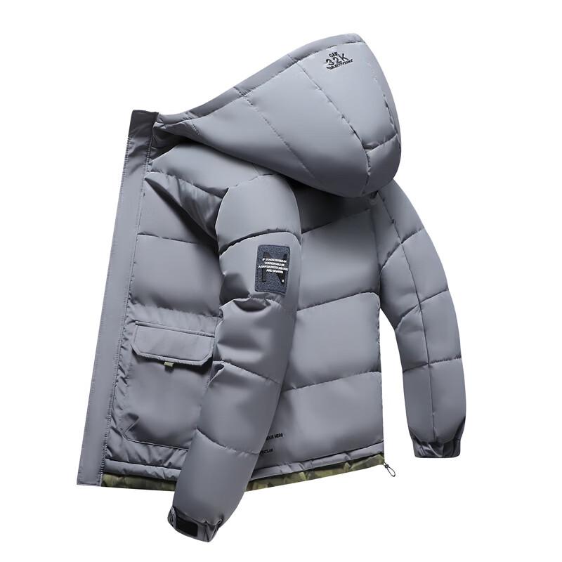 Pierre Cardin Men's Winter Insulated Hooded Puffer Jacket