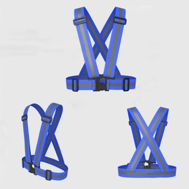 Флуоресцентные светоотражающие ремни, светоотражающая одежда для ночного бега и верховой езды, одежда для безопасности дорожного движения