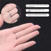 Adjustable Size Ring with Eco-Friendly Transparent PU Spring Rope