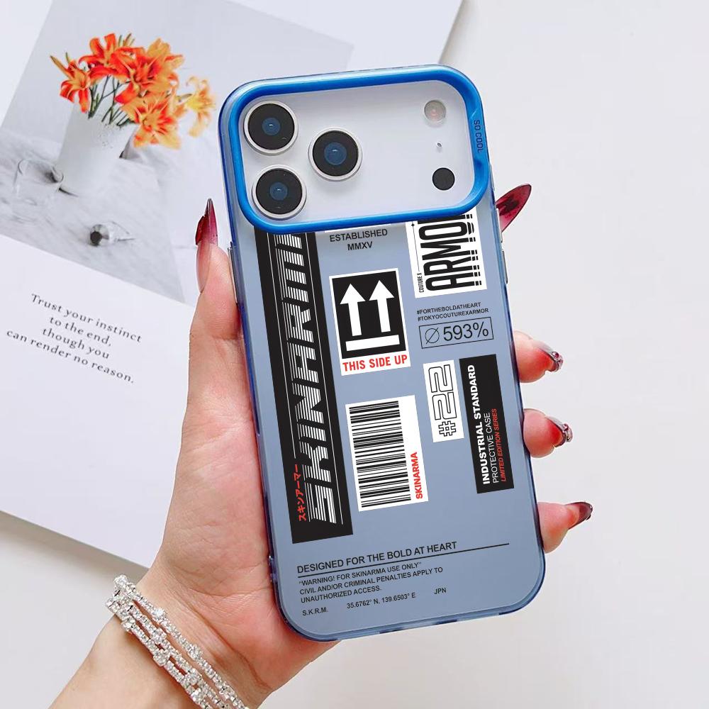 Модный уличный чехол для телефона S-Skinarma для iPhone 17 16 15 14 13 12 11 Pro Max Air Матовый Лазерный Аврора Ударопрочный Funda