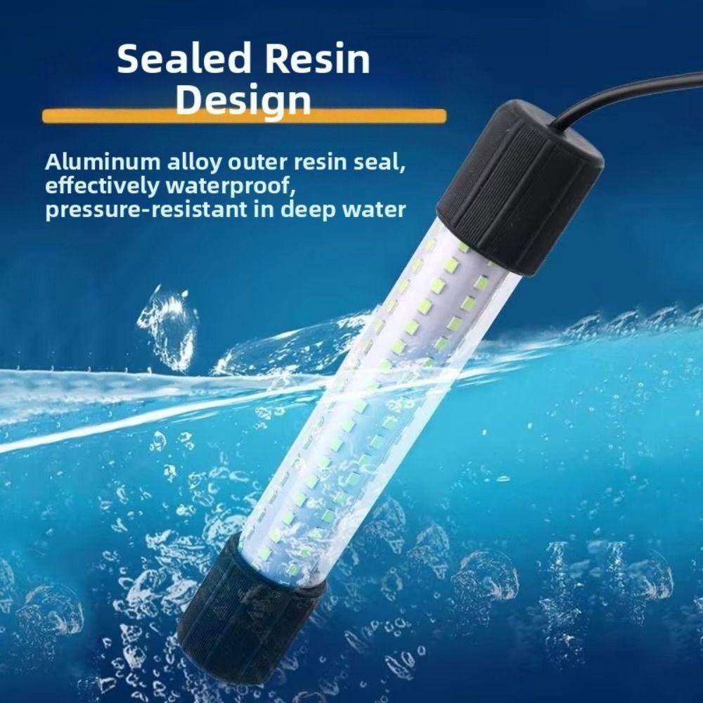 Underwater Design LED Fishing Light 15W Squid Fishing Light Underwater Fishing Light Squid Fishing
