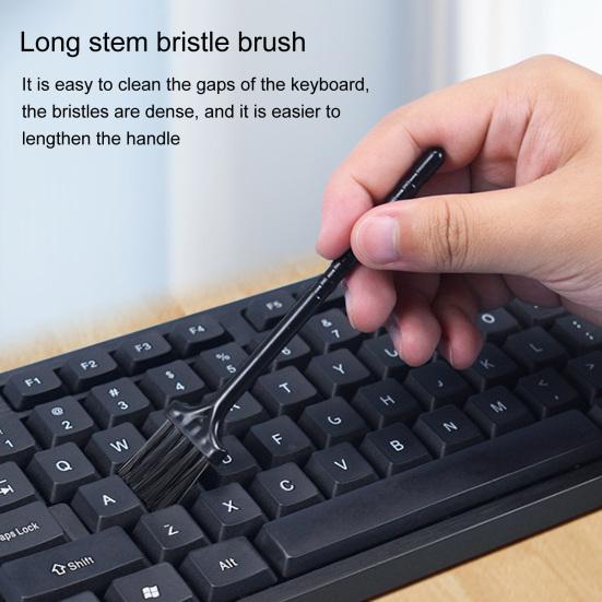 10Pcs/Set Keyboard Cleaning Multifunctional Soft Bristles Brushes Anti-static Computer Keyboard Gap Dust Cleaning