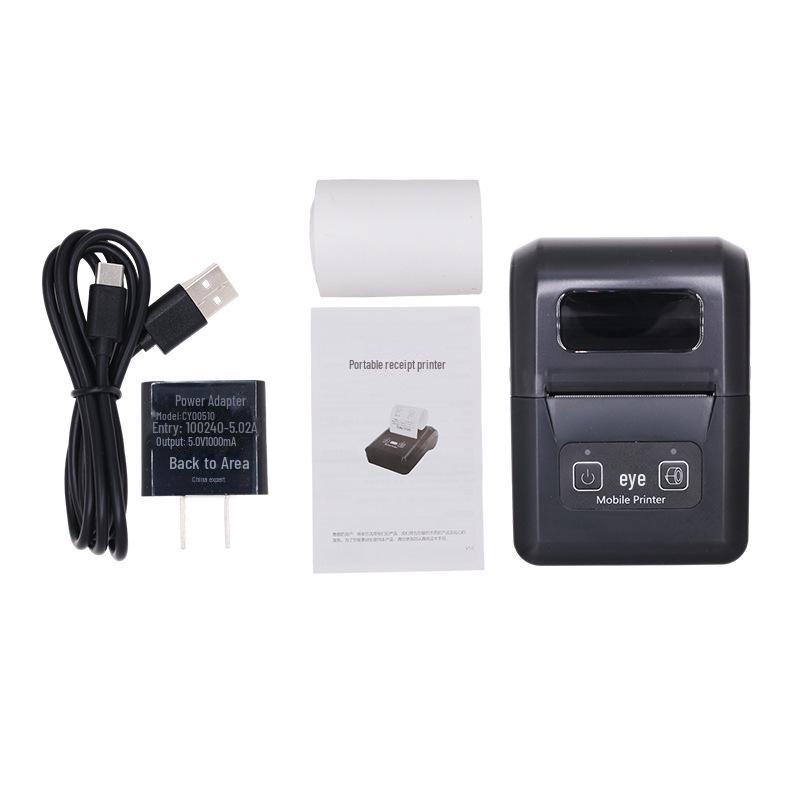 Портативный термопринтер для чеков Youku H20 шириной 58 мм с Bluetooth